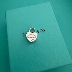 Tiffany & Co. Silver Heart Lock Charm